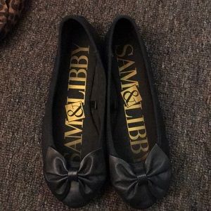 Sam & Libby navy flats